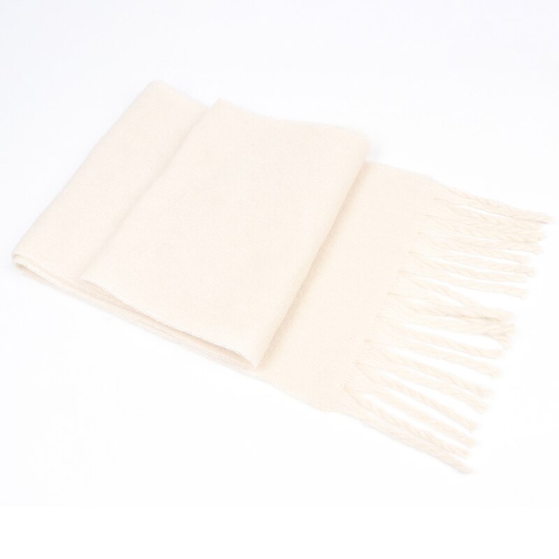 Women Men Logo Scarf Wool Cashmere Scarves Shawl Blanket Wrap Knit