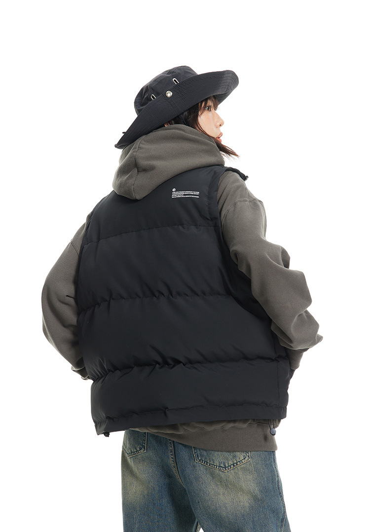 Women Men Down Vest Sleeveless Waistcoat Jacket Coat Winter Casual Parkas