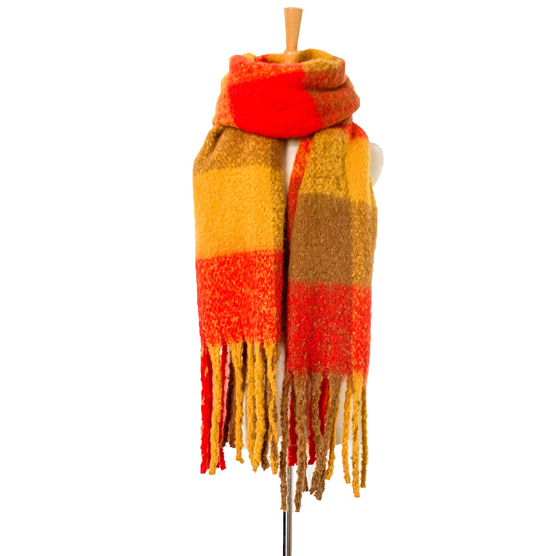 Women Men Scarf Wool Cashmere Scarves Shawl Blanket Wrap Knit