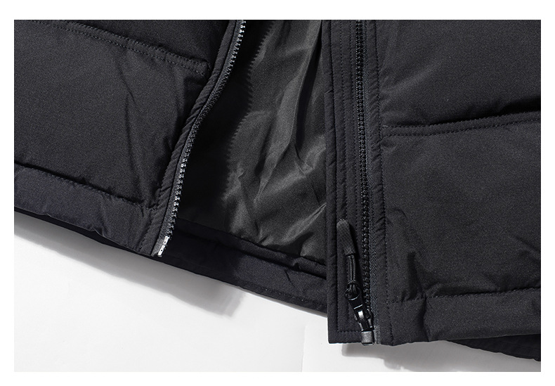 Women Men Down Jacket Hooded Coat Warm Winter Windproof Casual Parkas