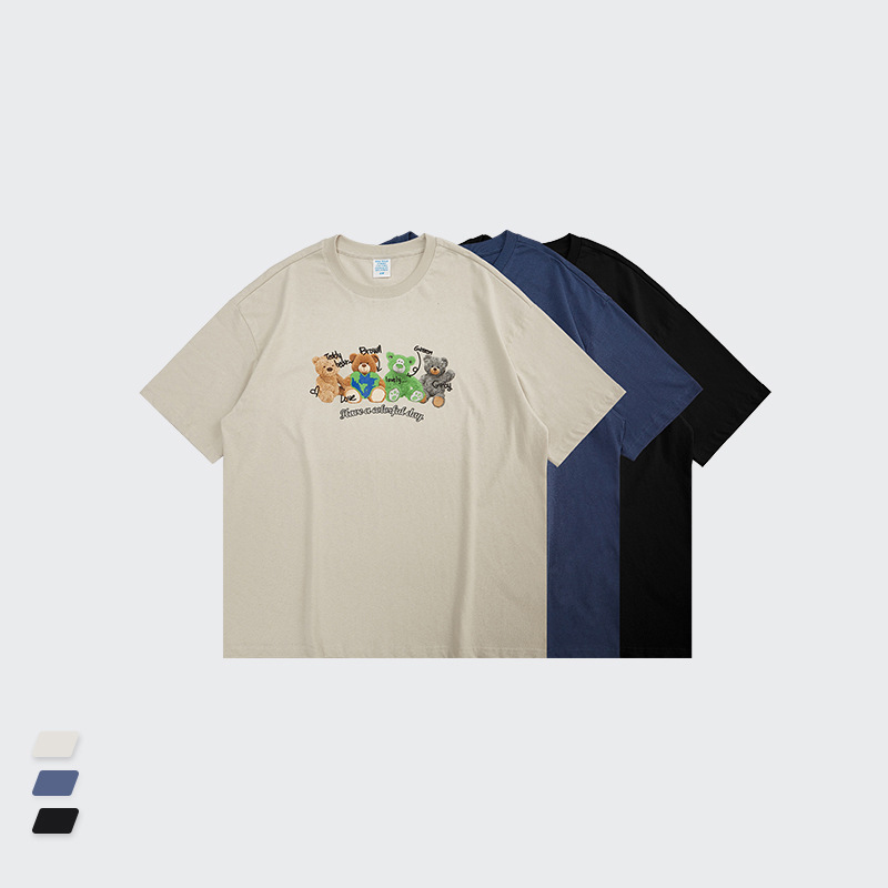 Summer Men Women Short Sleeve T-shirt Tee Pullover Tops Unisex Sweatshirt