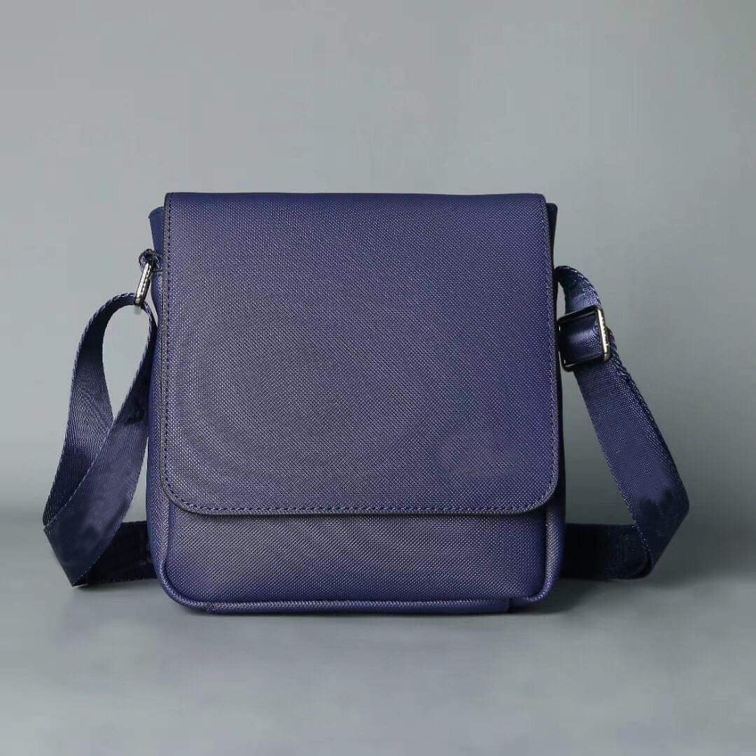 Men Messenger Shoulder Bag Leather Crossbody Sling Handbags Business Houlder Bag