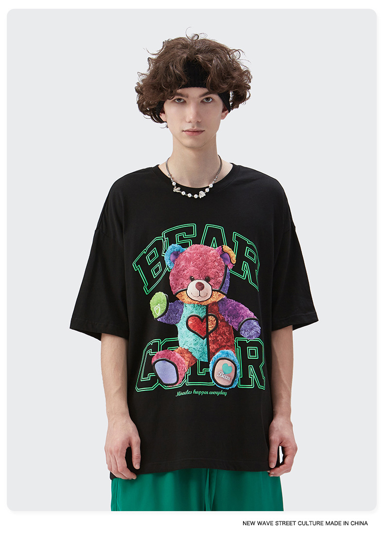 Summer Men Women Short Sleeve T-shirt Tee Pullover Tops Unisex Sweatshirt