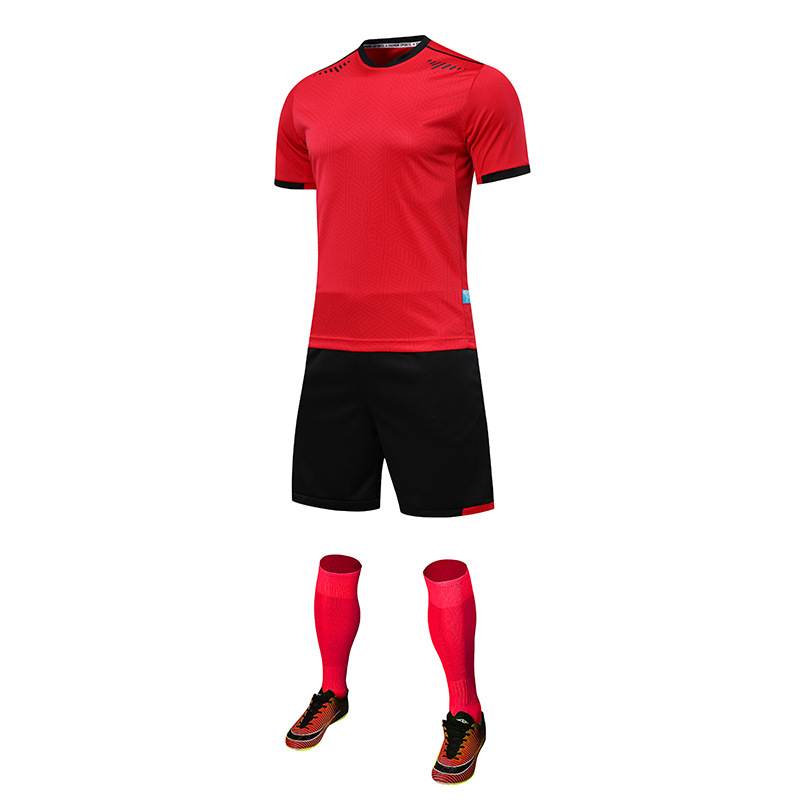 Men Boy Football Jersey Uniform Soccer Training Set Clothes Shirt Club Team Women