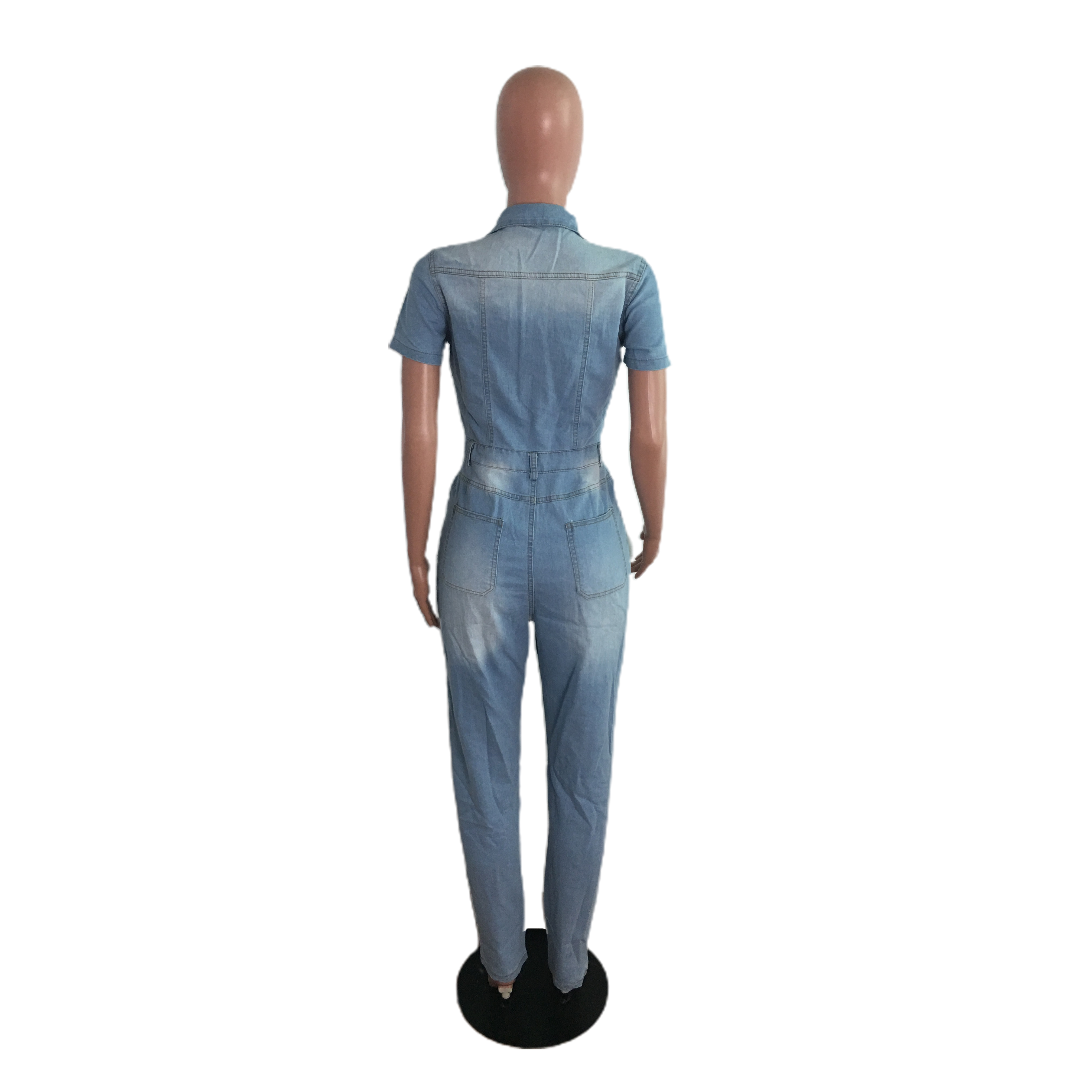 Fashion slim casual waist Jumpsuit