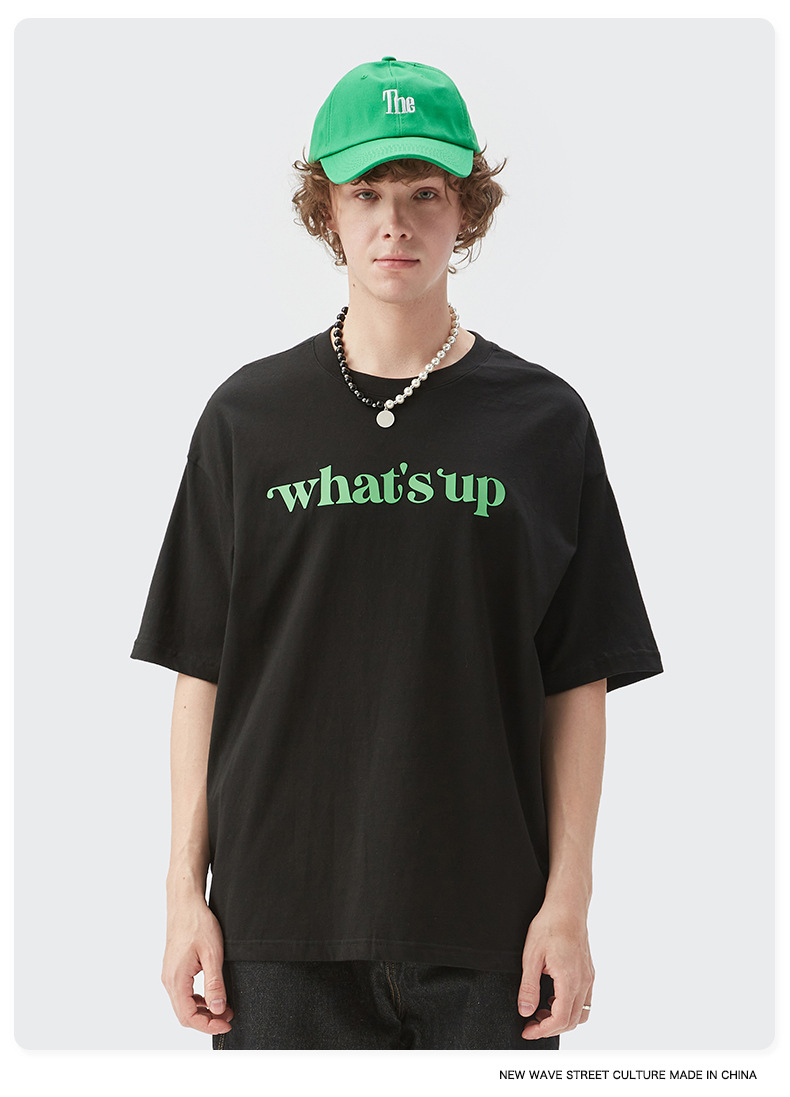 Summer Men Women Short Sleeve T-shirt Tee Pullover Tops Unisex Sweatshirt scrawl t-shirts