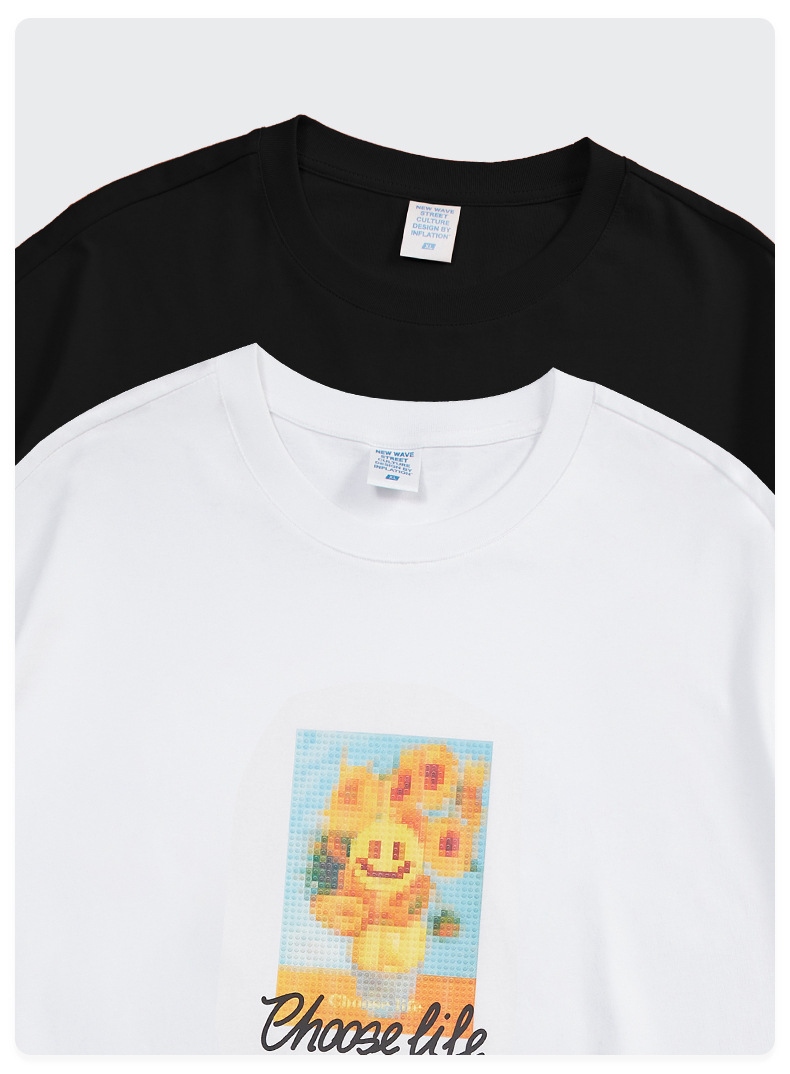 Summer Men Women Short Sleeve T-shirt Tee Pullover Tops Unisex Sweatshirt
