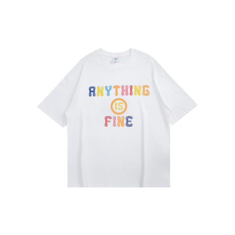 Summer Men Women Short Sleeve T-shirt Tee Pullover Tops Unisex Sweatshirt