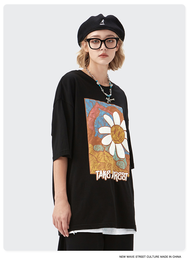 Summer Men Women Short Sleeve T-shirt Tee Pullover Tops Unisex Sweatshirt