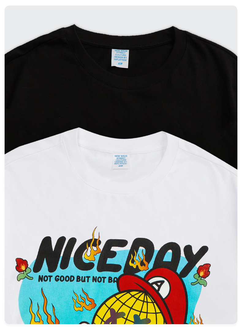 Summer Men Women Short Sleeve T-shirt Tee Pullover Tops Unisex Sweatshirt