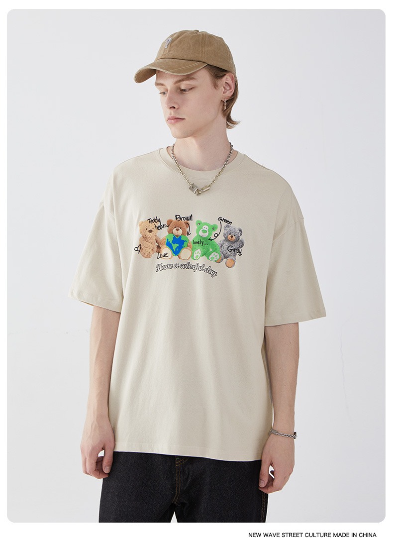 Summer Men Women Short Sleeve T-shirt Tee Pullover Tops Unisex Sweatshirt