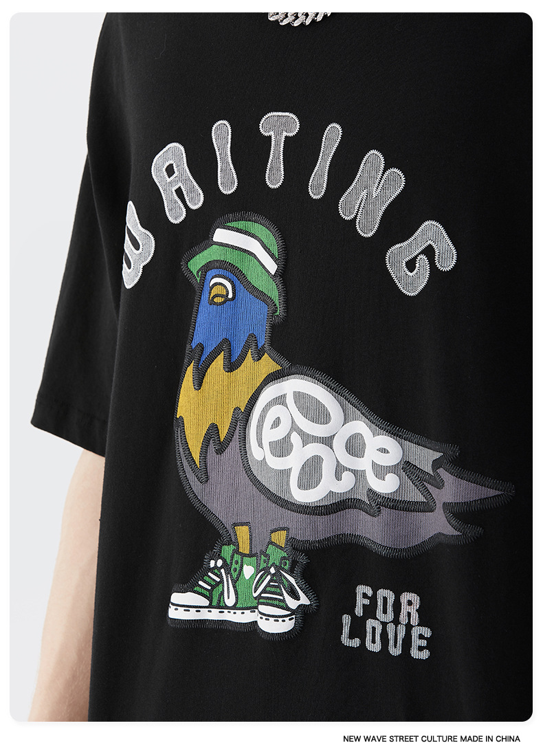 Summer Men Women Short Sleeve T-shirt Tee Pullover Tops Unisex Sweatshirt