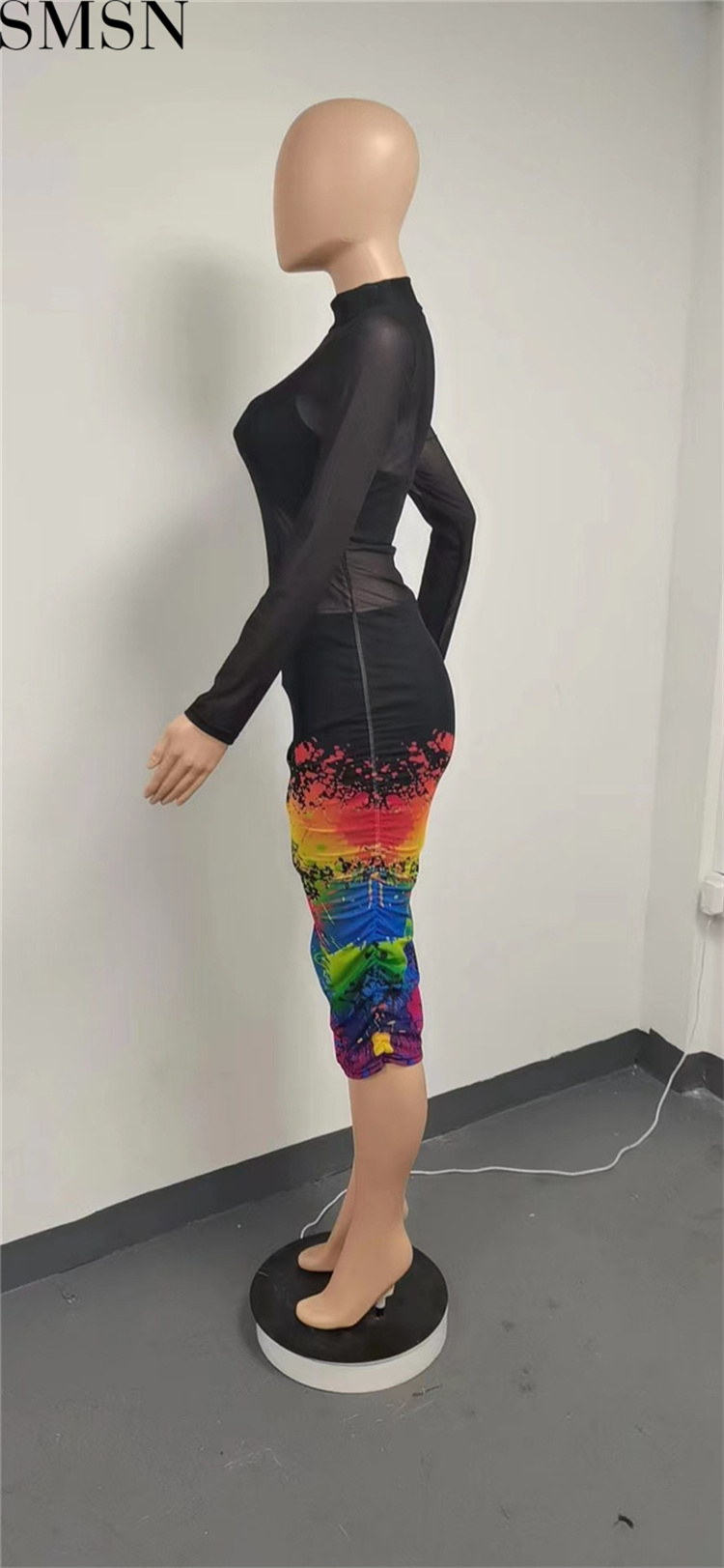 Casual Dress women clothing 2022 see through ladies summer dresses women 3 piece set