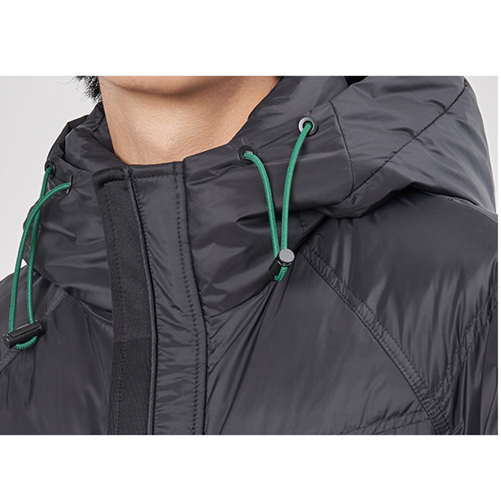 Women Men Down Jacket Hooded Coat Warm Winter Windproof Casual Parkas