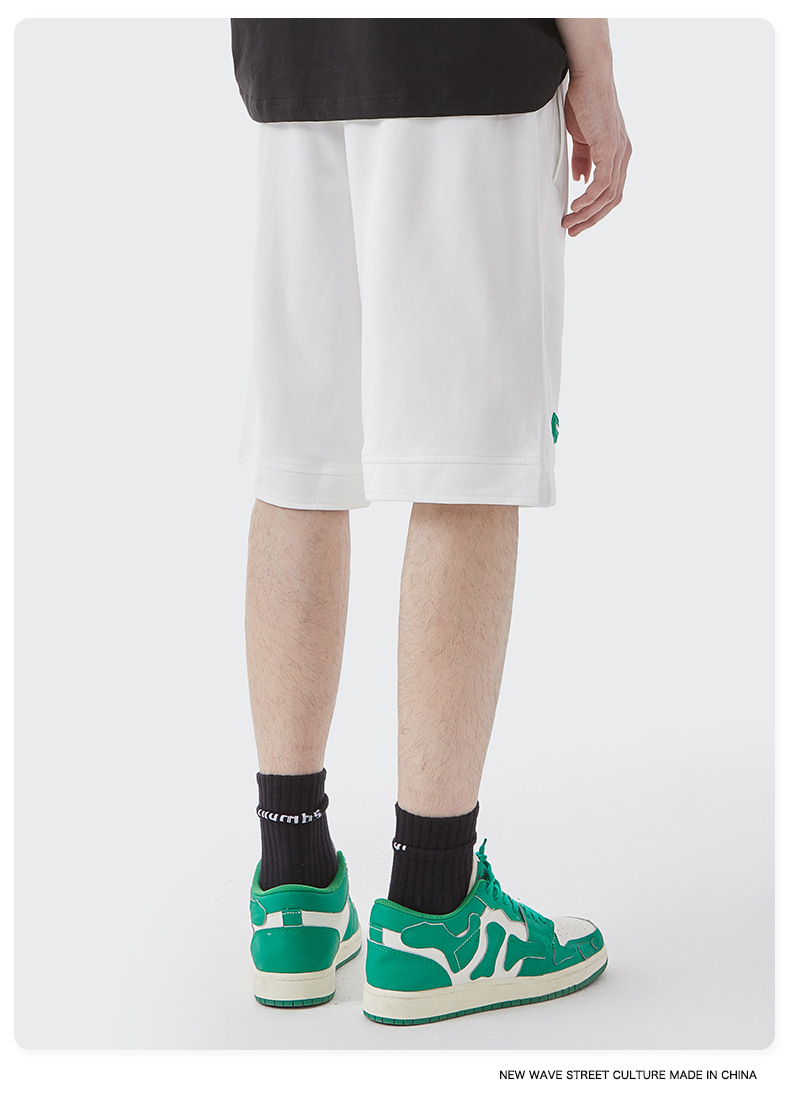 Men Boys Shorts Streetwear Bottoms Half Pants Sports Outfit Sweatsuit Trunks Women