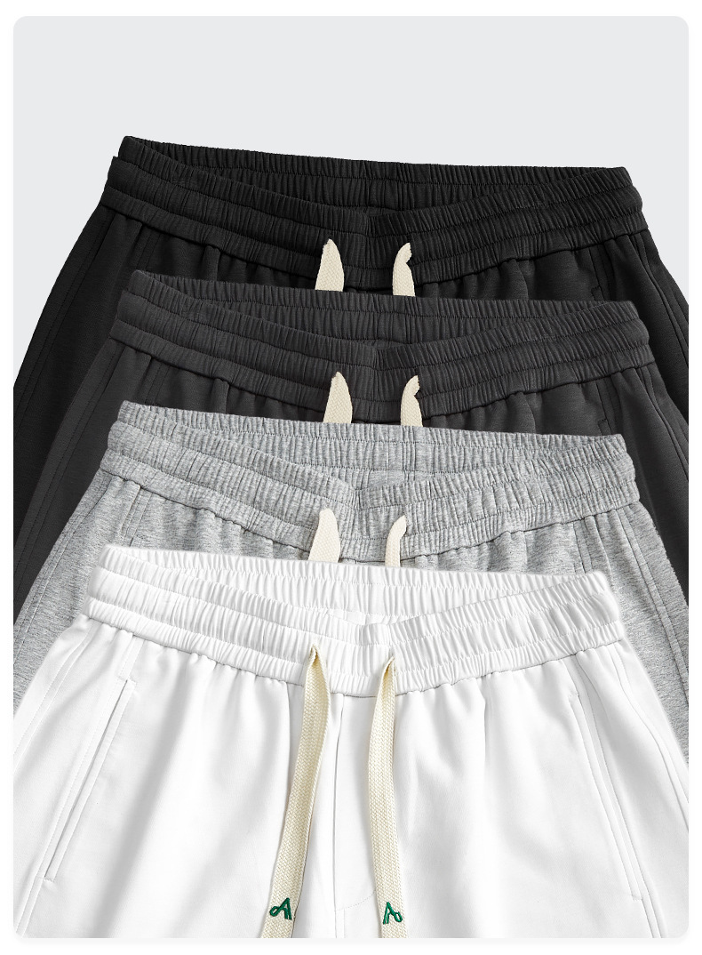 Men Boys Shorts Streetwear Bottoms Half Pants Sports Outfit Sweatsuit Trunks Women