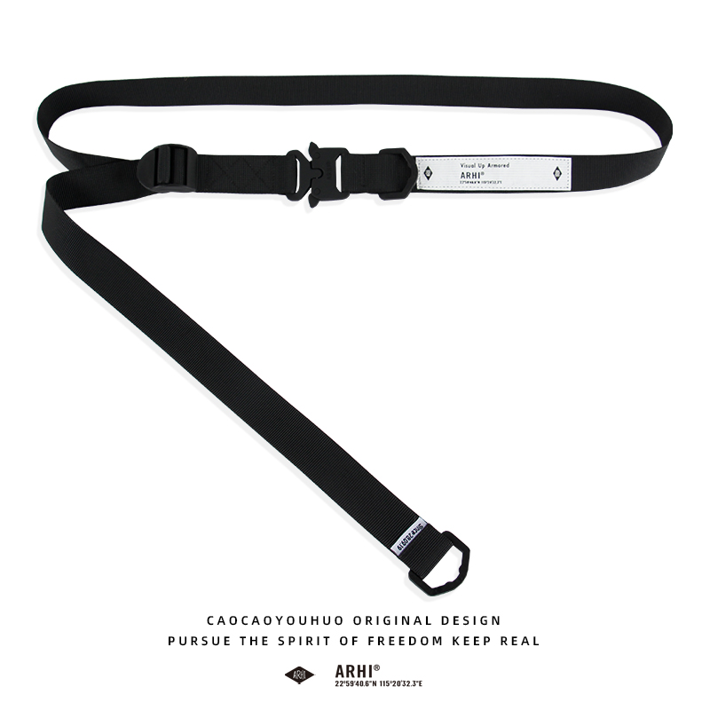 Women Men Belt 3.5cm PVC Buckle Belt Unisex Waistband Waist Strap