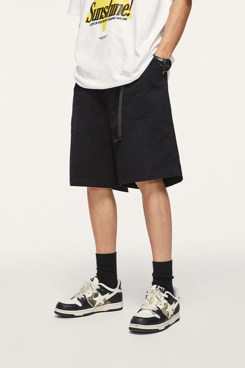Men Boys Shorts Streetwear Bottoms Half Pants Sports Outfit Sweatsuit Trunks Women