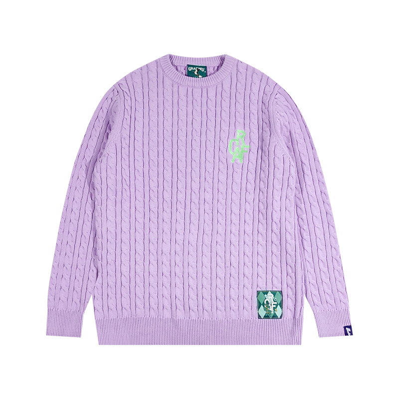 Men Women Knit Sweater Jumper Pullovers Cardigan Tops Unisex Sweatshirts