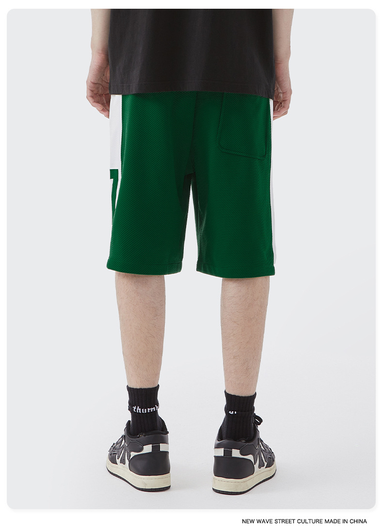 Men Boys Shorts Streetwear Bottoms Half Pants Sports Outfit Running Sweatsuit Trunks