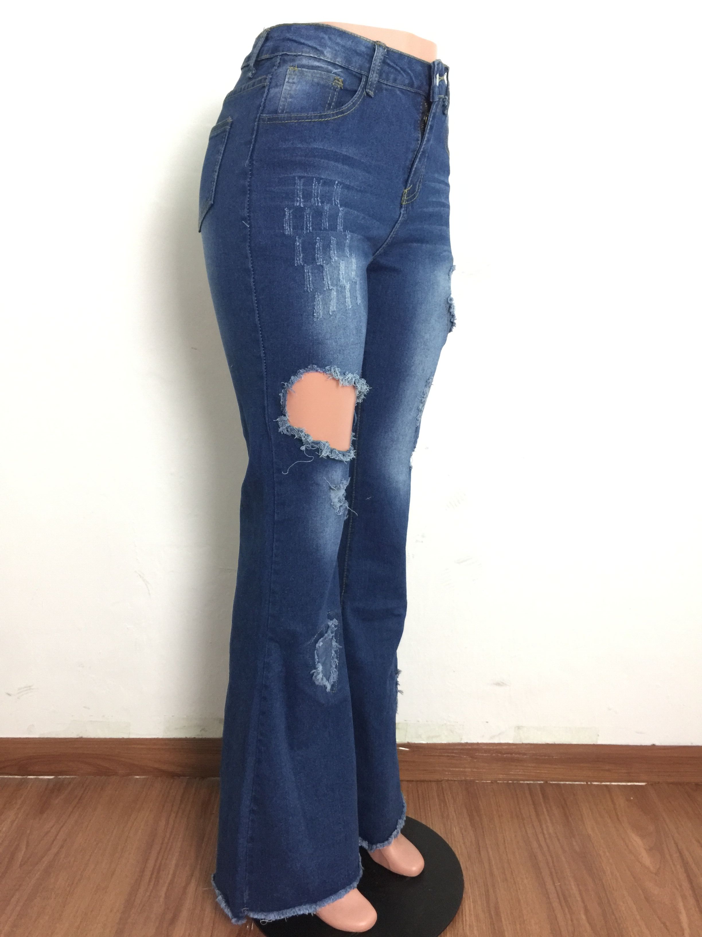 Fashion sexy flared jeans