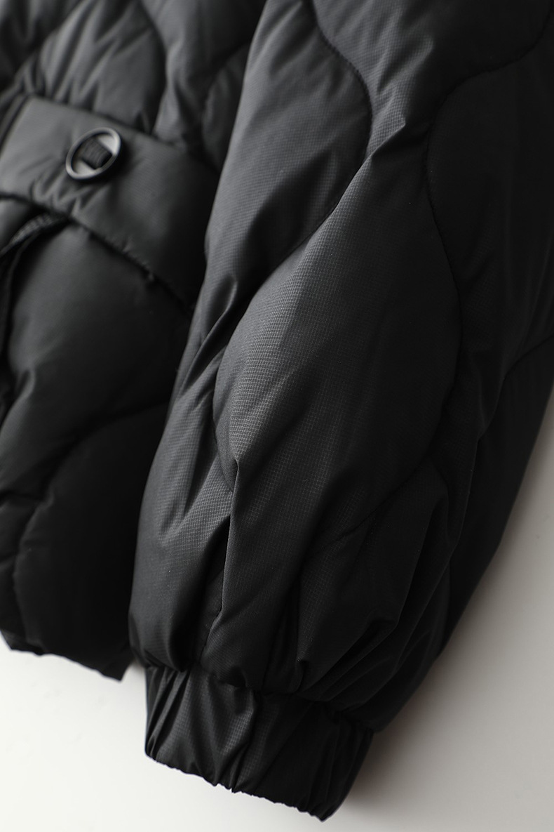 Women Men Down Jacket Hooded Coat Warm Winter Windproof Casual Parkas