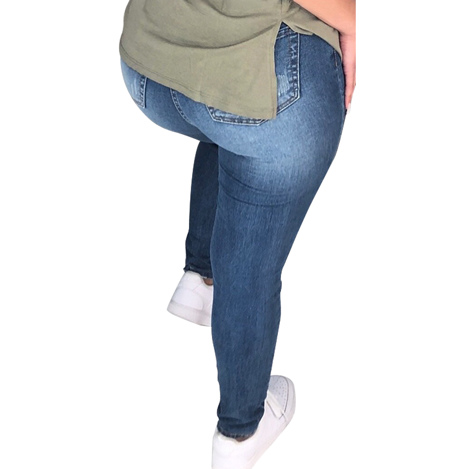 Fashion sexy jeans with holes