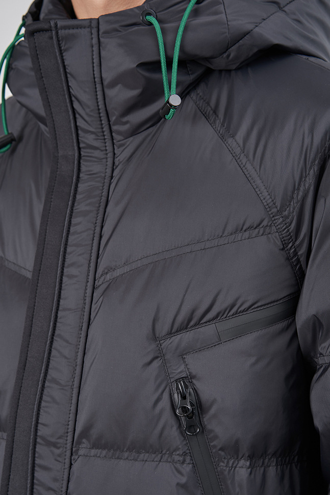 Women Men Down Jacket Hooded Coat Warm Winter Windproof Casual Parkas