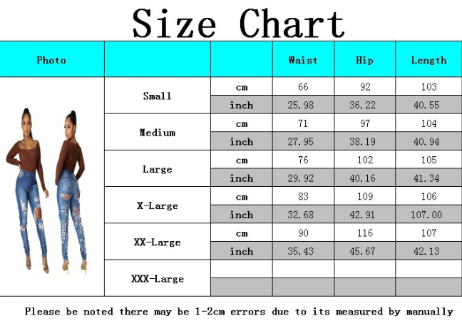 Fashionable high waist jeans Leggings