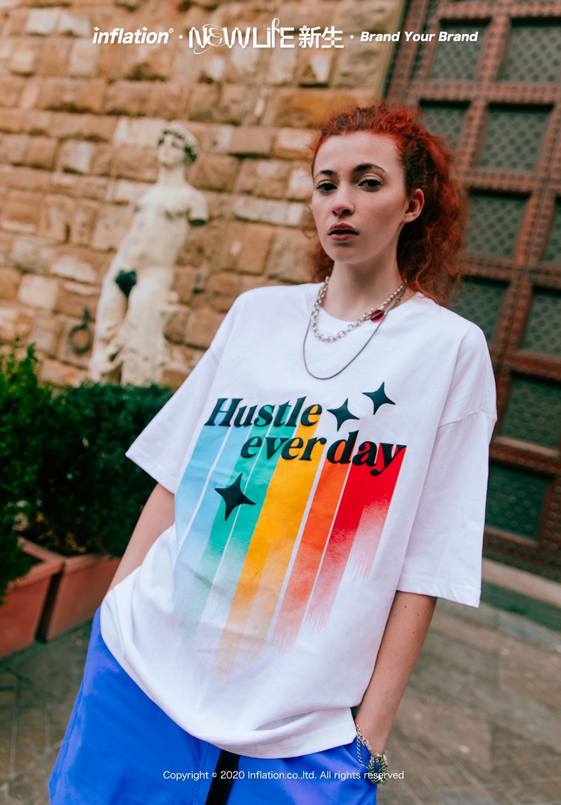 Summer Men Women Short Sleeve T-shirt Tee Pullover Tops Unisex Sweatshirt