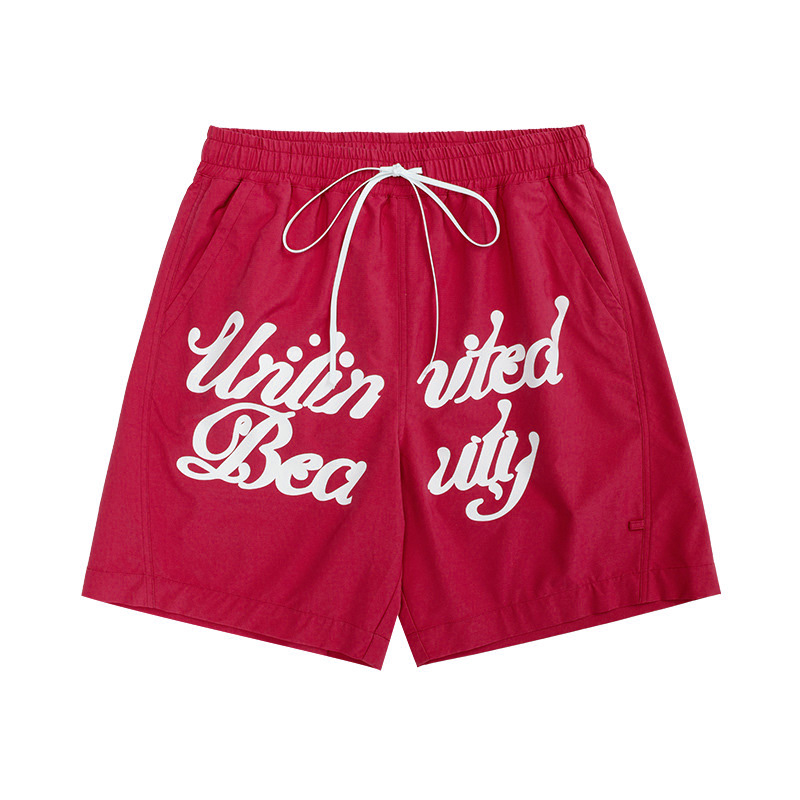 Men Boys Shorts Streetwear Bottoms Half Pants Sports Outfit Running Sweatsuit Trunks