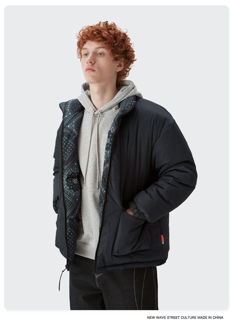 Women Men Down Jacket Hooded Coat Warm Winter Windproof Casual Parkas