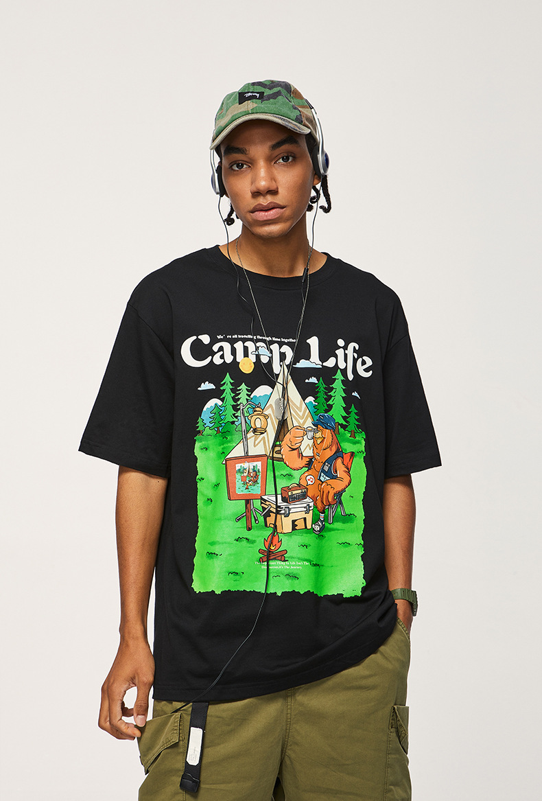 Summer Men Women Short Sleeve T-shirt Tee Pullover Tops Unisex Sweatshirt