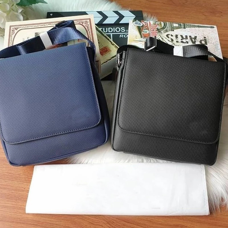 Men Messenger Shoulder Bag Leather Crossbody Sling Handbags Business Houlder Bag
