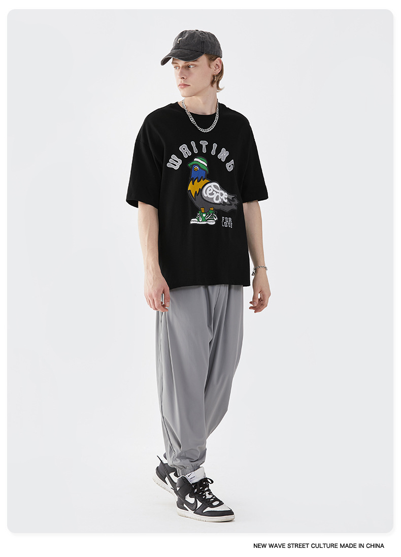 Summer Men Women Short Sleeve T-shirt Tee Pullover Tops Unisex Sweatshirt