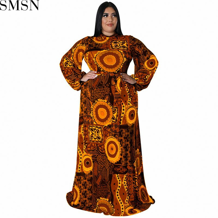 Plus Size Dress European and American fall women clothing wholesale supply rear zipper dress