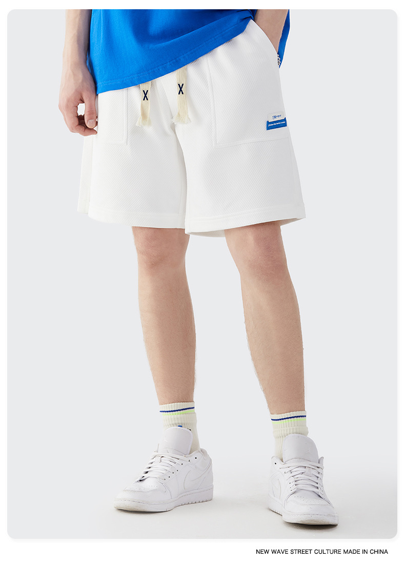 Men Boys Shorts Streetwear Bottoms Half Pants Sports Outfit Sweatsuit Trunks Women