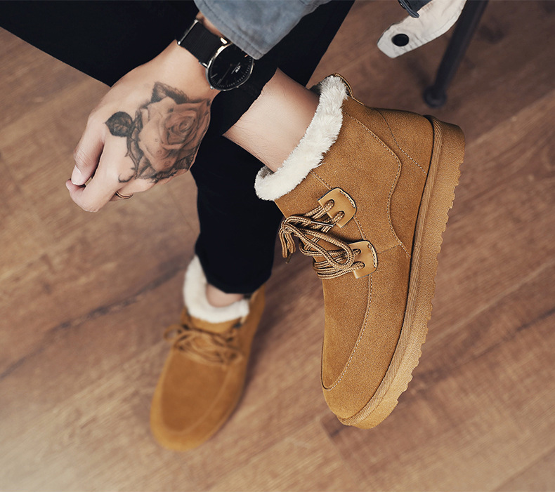 Winter Genuine Leather Men's Boots