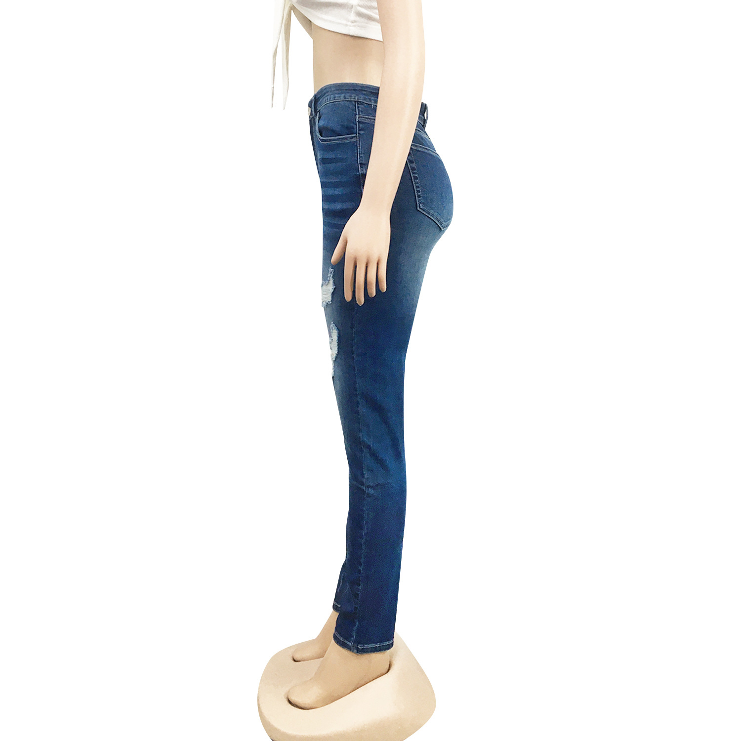 Fashion sexy jeans with holes