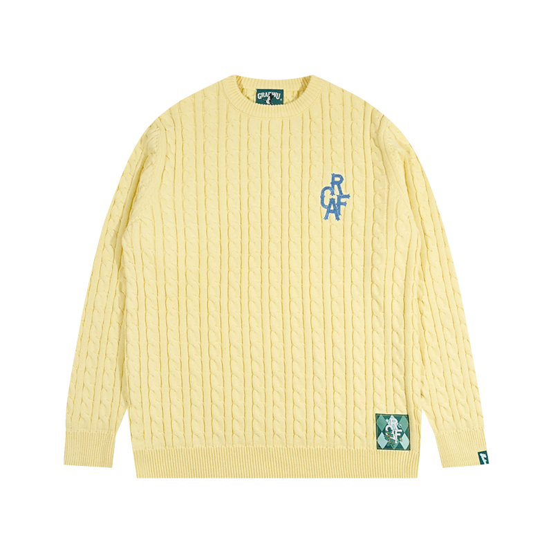 Men Women Knit Sweater Jumper Pullovers Cardigan Tops Unisex Sweatshirts