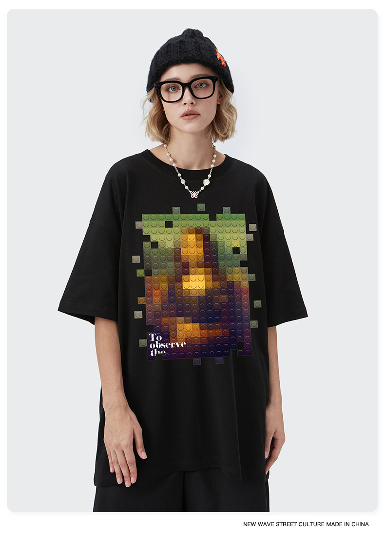 Summer Men Women Short Sleeve T-shirt Tee Pullover Tops Unisex Sweatshirt