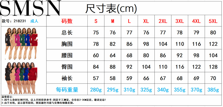 Plus Size Dress European and American plus size women clothes autumn new long sleeve special piece dress