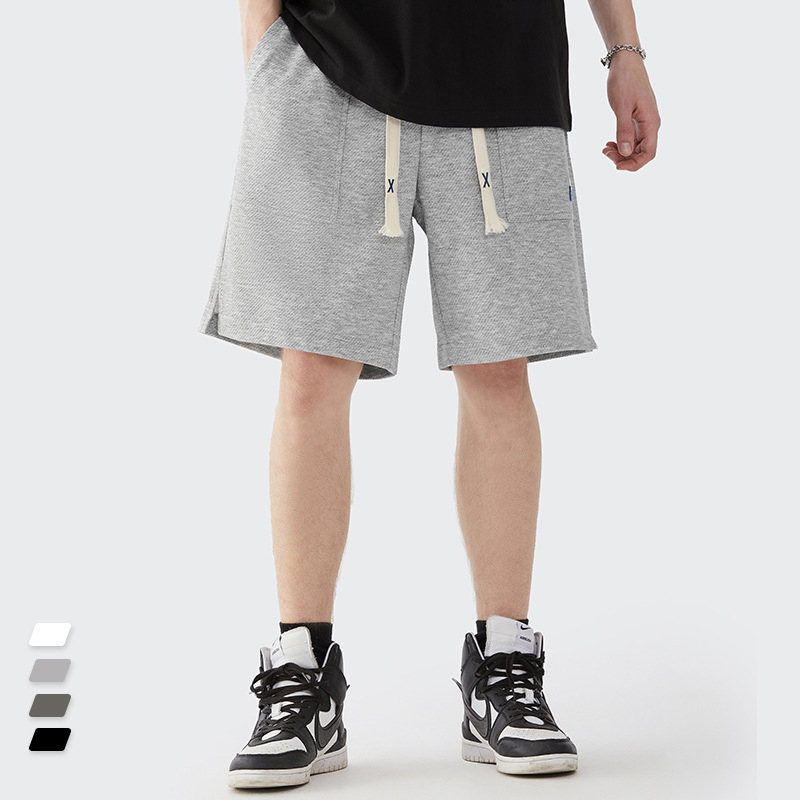 Men Boys Shorts Streetwear Bottoms Half Pants Sports Outfit Sweatsuit Trunks Women