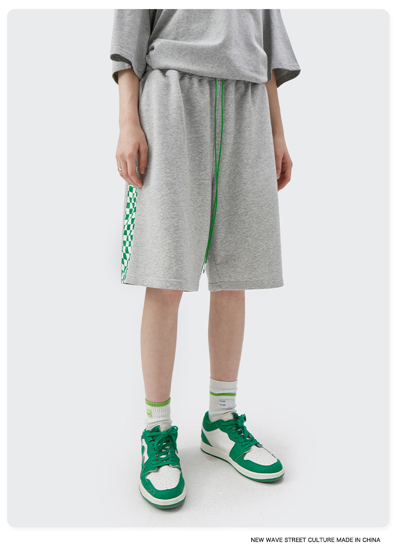 Men Boys Shorts Streetwear Bottoms Half Pants Sports Outfit Sweatsuit Trunks Women