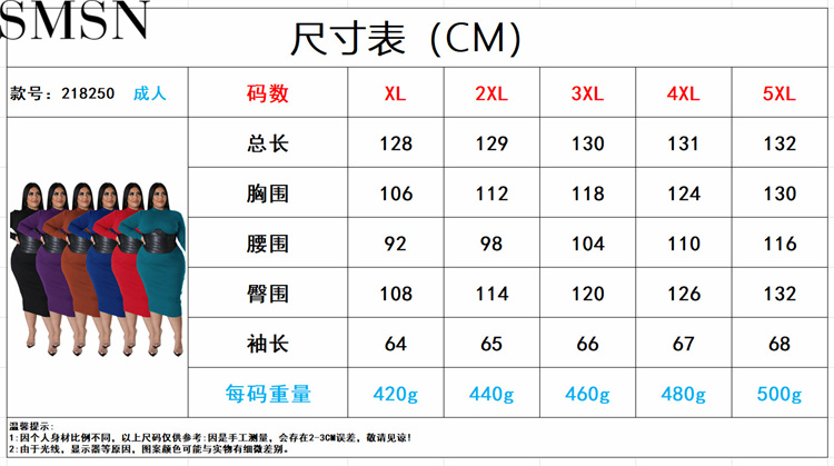 Plus Size Dress large size fall women clothing wholesale supply zipper hit leather one step dress