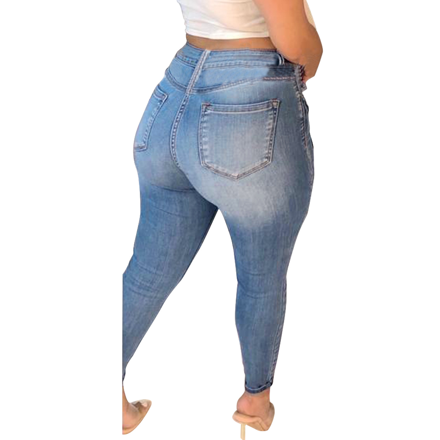 Fashion sexy jeans with holes