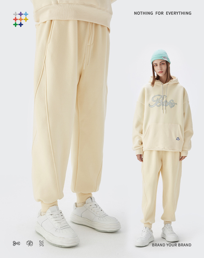 Women Men Tracksuit Gym Fitness Suit Jogging Sport Wear Pant Bottoms