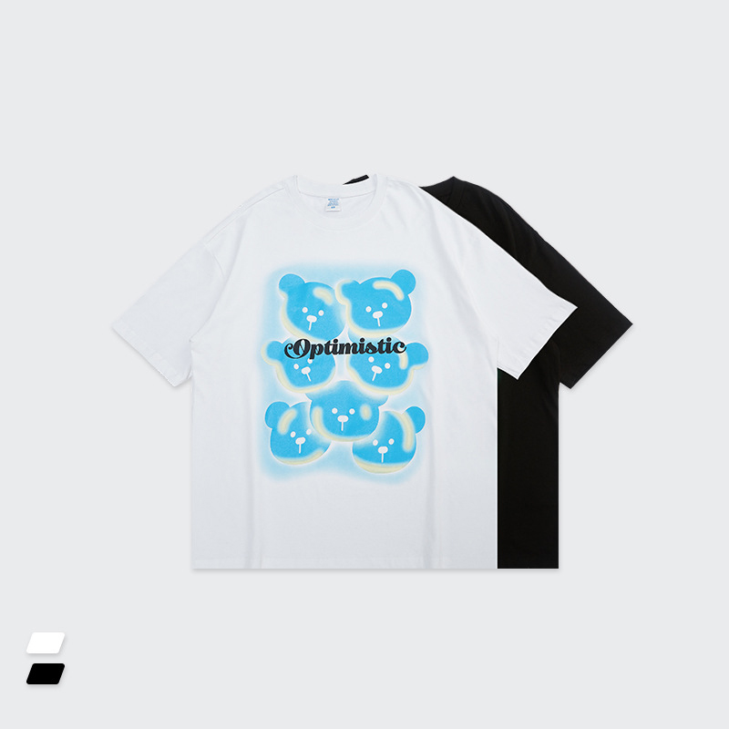 Summer Men Women Short Sleeve T-shirt Tee Pullover Tops Unisex Sweatshirt
