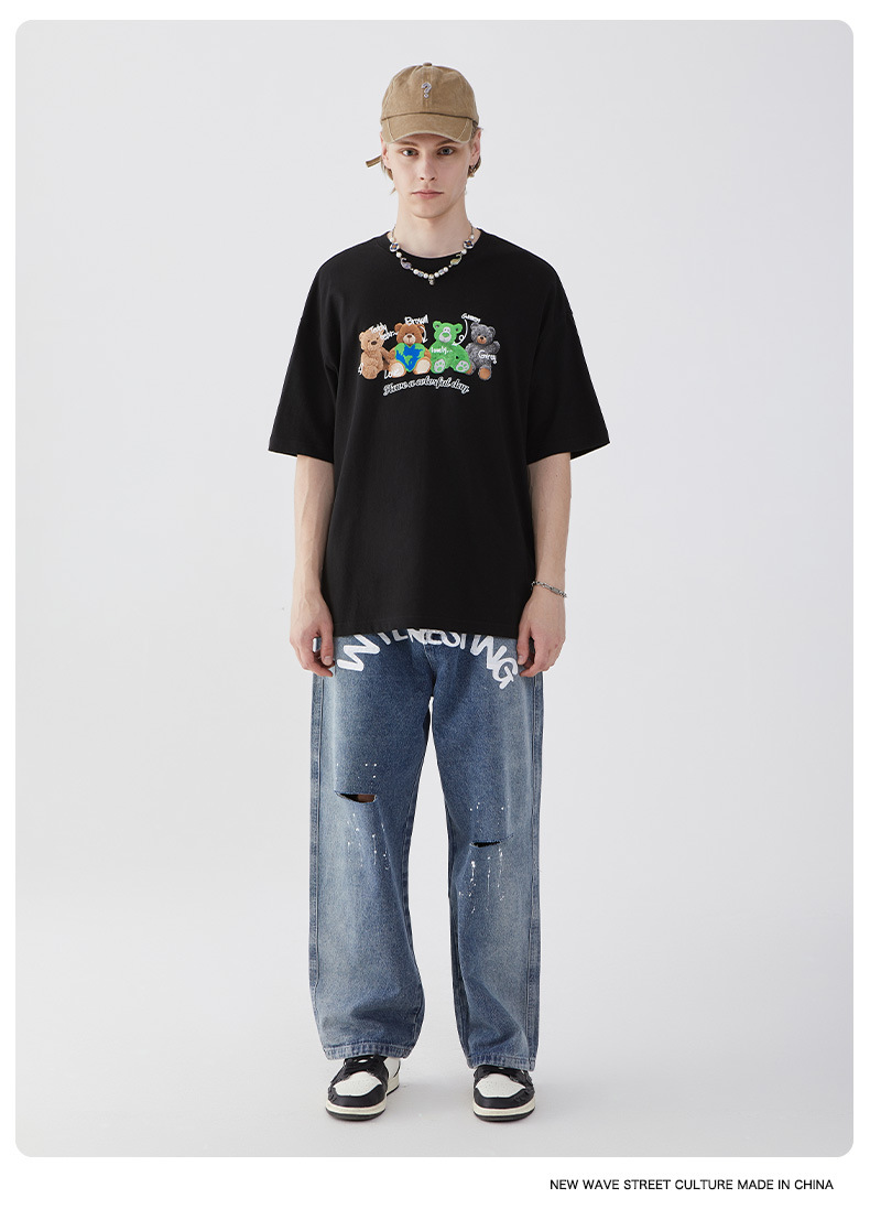 Summer Men Women Short Sleeve T-shirt Tee Pullover Tops Unisex Sweatshirt