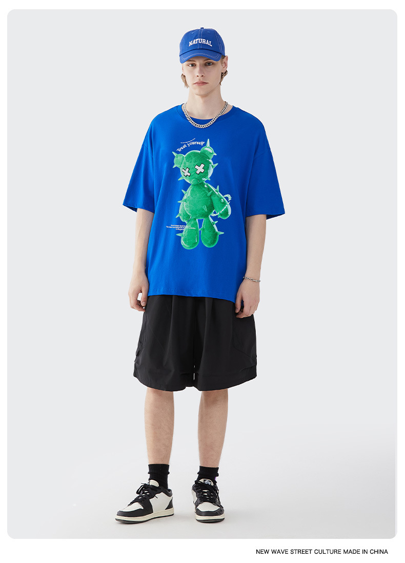 Summer Men Women Short Sleeve T-shirt Tee Pullover Tops Unisex Sweatshirt